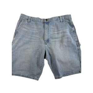 Wrangler Carpenter Jeans Denim Shorts in Vintage‎ Indigo Men's Size 40 Work Wear